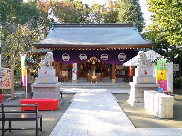 矢口南児童公園 新田神社前の写真1