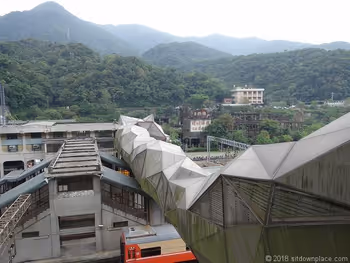 猴硐駅の連絡通路