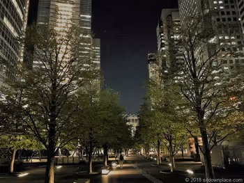 시오노 공원 시나가와 센트럴 가든의 야경