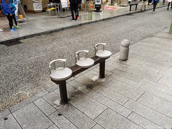 이시카와 상점가 아이캐널 스트리트의 휴게소