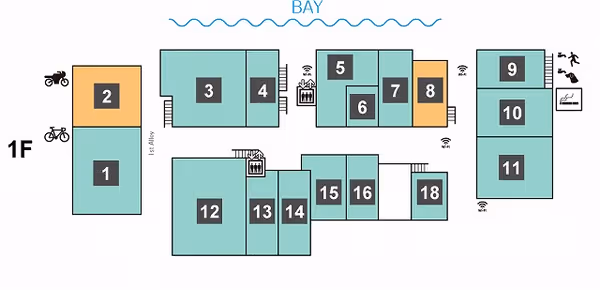Photo of Minatomirai Station | Marine & Walk 1F Tables & Benches 2