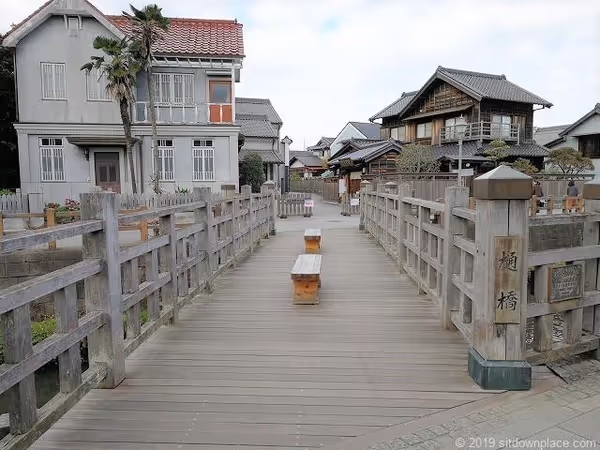 Photo of Sawara Station | Benches in Sawara's Townscape 4