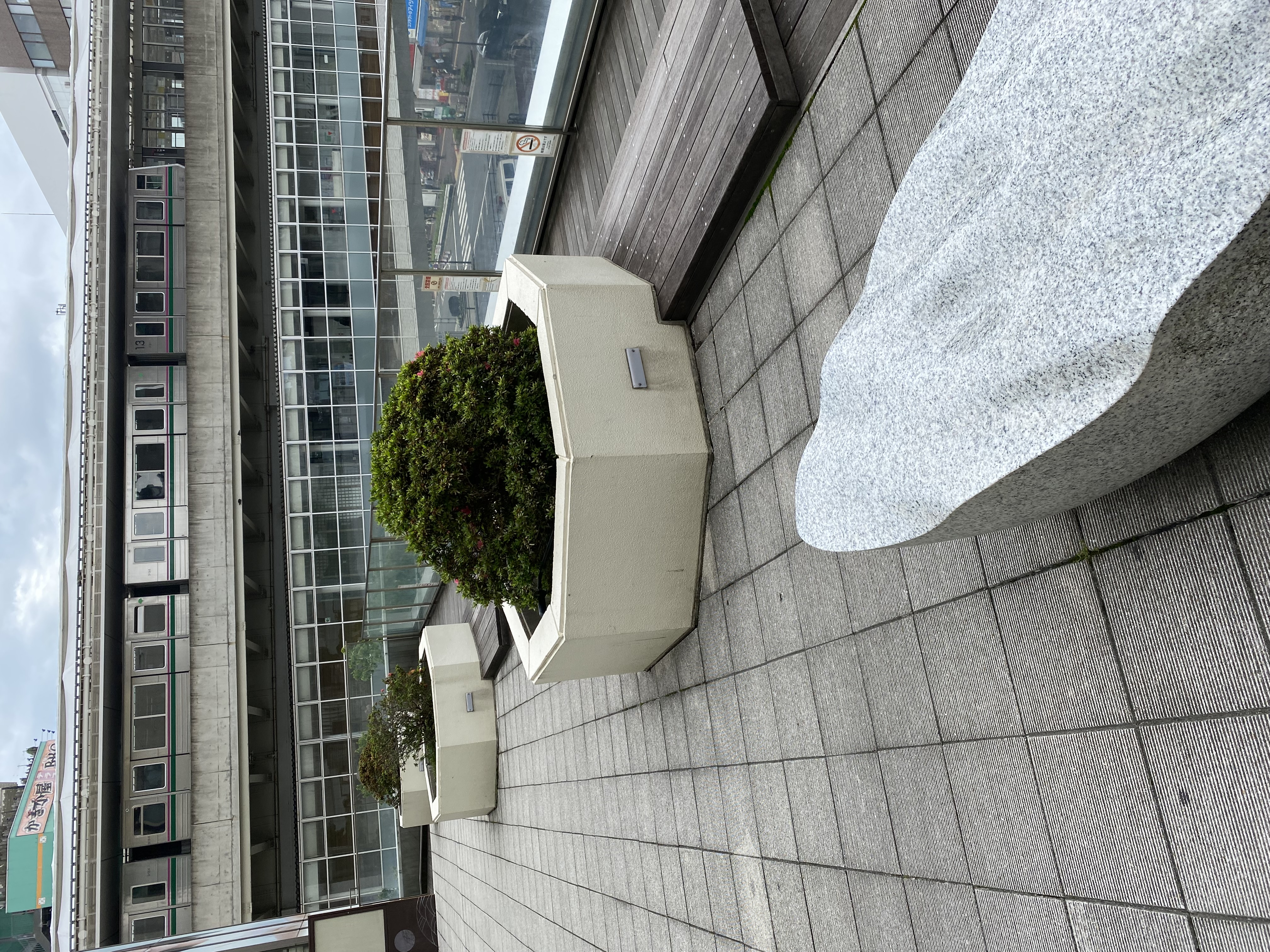 Photo of Nippori Station | Station | Garden Tower 2F Deck Rest Spot 1