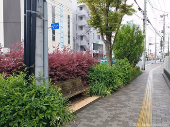 노보리토역 타마 연선 도로의 휴게소