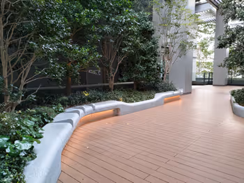 飯田橋サクラテラスの休憩場所その3