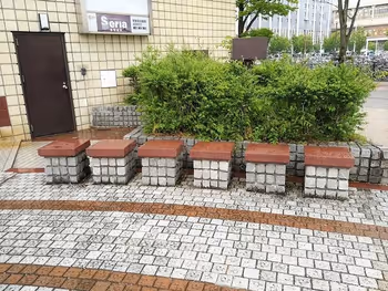 新潟普拉卡3前的长椅