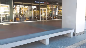 In front of Italian Tomato, East Exit of Kita-Senju Station