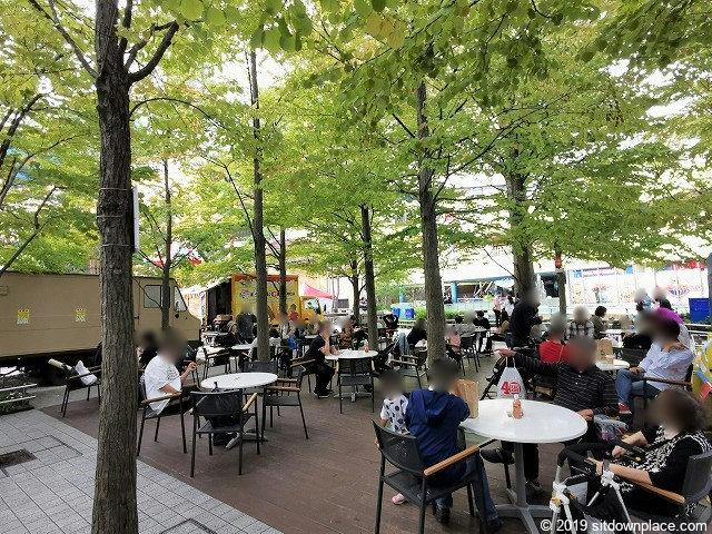 [后乐园站] 拉库亚　游乐设施区域内　拉库亚花园 休息处 的照片 1