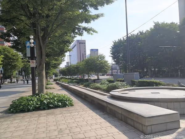 Photo of Toyama Station | North Exit Boulevard Rest Spot south of Ushijima-cho Intersection 2