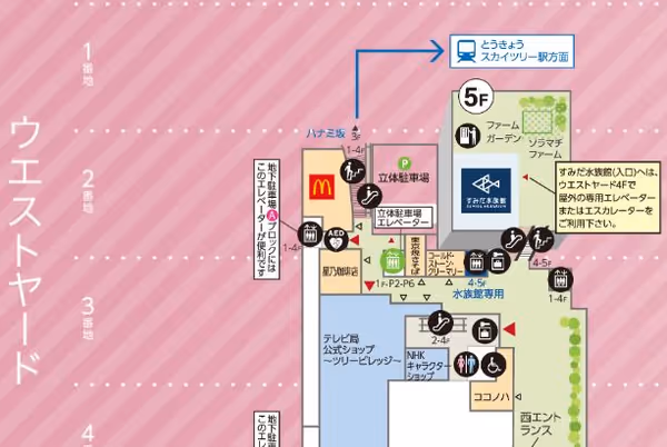 【スカイツリー】ソラマチ5F ファームガーデンの写真1