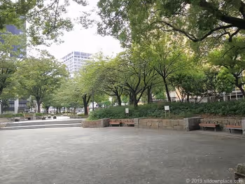 Resting area in Shimozono Park