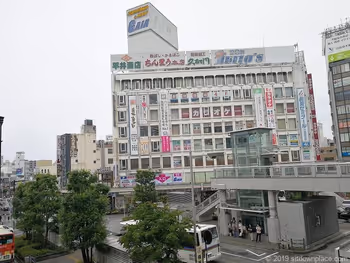 小田原駅ペデストリアンデッキからの景観