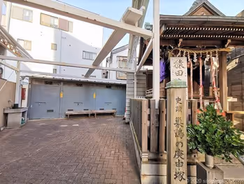 巢鴨站猿田彥大神巢鴨庚申堂的休息區