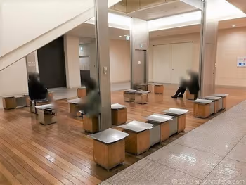 品川グランパサージュ ガレリア B1Fの休憩所