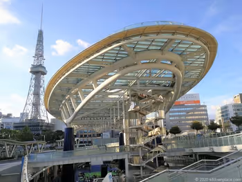 榮站 Oasis 21 銀河廣場的外觀