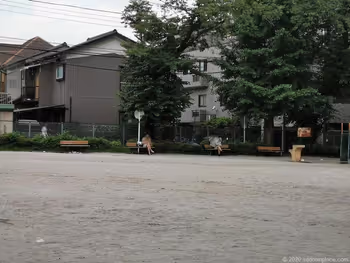 Animal playground equipment in Miyoshi Park near Bubaigawara Station, part 2