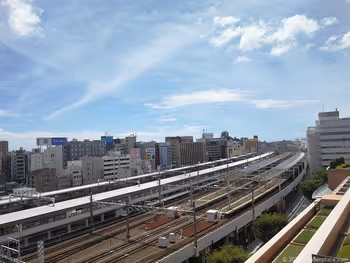 浜松駅アクトの森 アクトタワー前からの景色②