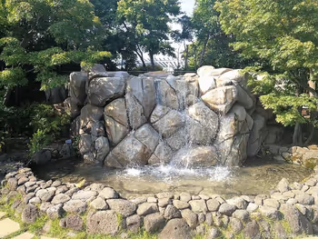 二子玉川站高岛屋总店屋顶森林花园的喷泉