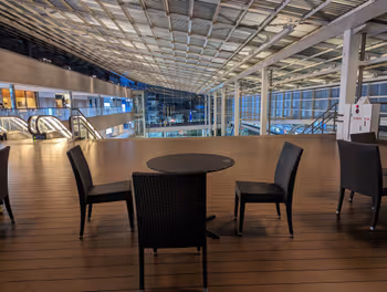 교도역 콜티 옥상 정원의 휴식 장소 4