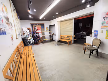 Rest area in Gotokuji Shopping Street, Gotokuji Station - seating area 2