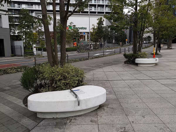 Photo of Higashi-Shinjuku Station | Rest Spot in front of Eastside Square Cultural Center 2