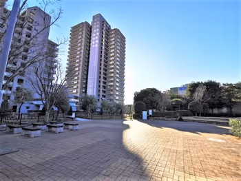 新子安站ORTO YOKOHAMA Park Plaza的休憩场所其一