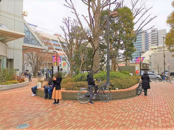 조후역 조후 시청 앞 휴식 장소 2