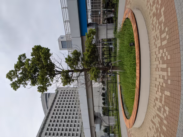 Photo of Minami Koen Station | Rest area in front of Minami Koen Station 1