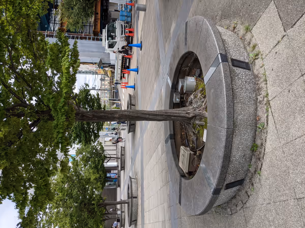 Photo of Nishinomiya-kitaguchi Station | Rest Spot at the Southeast Plaza of Nishinomiya-kitaguchi Station 1