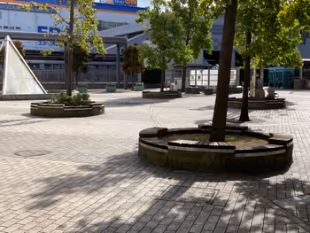 Photo of Amagasaki Station | Rest area on the east side of the ground level, down the stairs from the North Exit 2