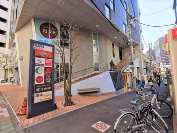 浦和駅Miriスクエア横の休憩場所その1