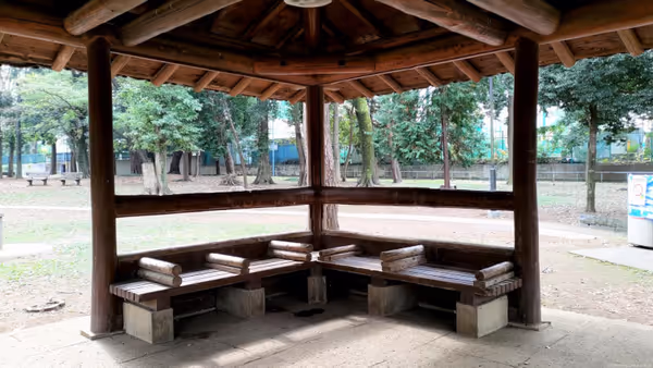 Photo of Nishinagafuku Station | Rest Spot near the Gazebo at Wadabori Park 3