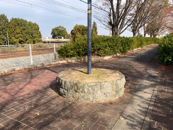 国鉄高砂線跡の遊歩道の写真2