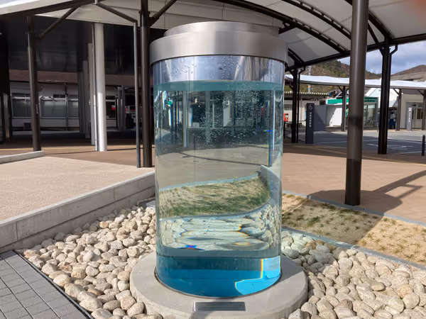 Photo of Fukusaki Station | Rest Spot in Front of the Station | Water Tank Monument 3