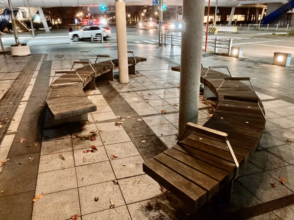 Photo of Iwaya Station | Rest Spot in Front of Hyogo Prefectural Museum of Art 1
