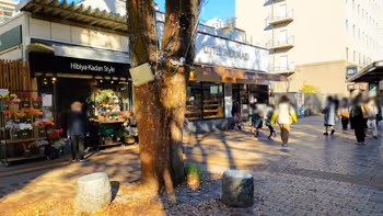 武蔵境駅南口ロータリーの休憩場所その3