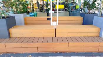 Rest Area near the North Exit Rotary of Musashi-Sakai Station, Part 2