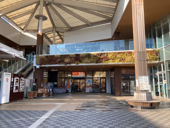 Photo of Tsuchiyama Station | Rest area at the BiVi shopping center entrance near the south exit 2