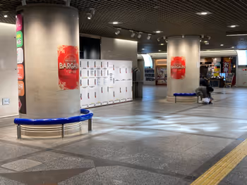 Photo of Kobe Station | Rest area in the plaza on the Hamate side of Duo Kobe 2
