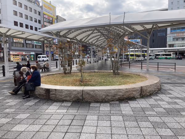 Photo of Nara Station | Rest Spot at the Station | Front Flowerbed 2