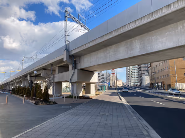 Photo of Nishishinmachi Station | Rest Spot Under the Sanyo Electric Railway Overpass 1