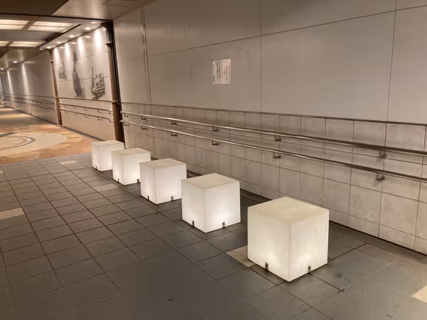 Photo of Takatori Station | Underground Passage Rest Spot 1