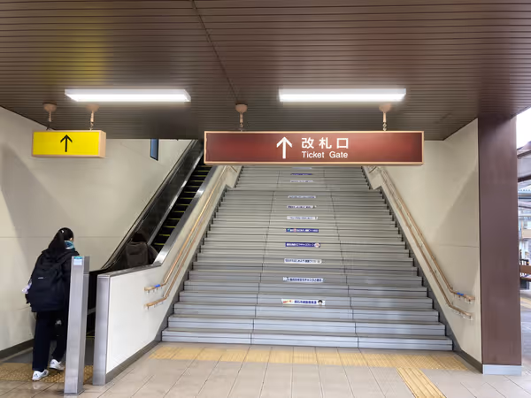 Photo of Uozumi Station | South Exit Rotary Front Flowerbed | Rest Spot 1