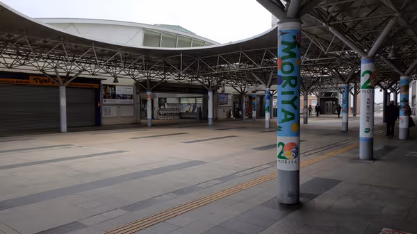 Photo of Moriya Station | West Exit Pedestrian Deck | Rest Spot 1