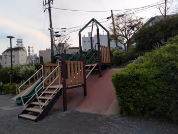 大崎駅ひふみ公園の休憩場所その3