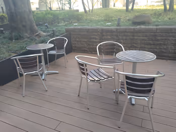 Rest area near the back of Garden Air Tower at Suidobashi Station, Part 3