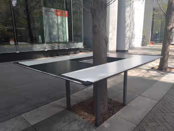 구단시타역 오쓰카상회・닛켄설계 빌딩 앞 휴식 장소 그 3