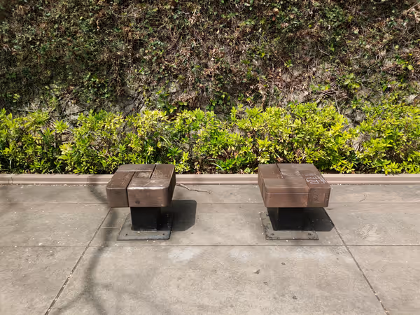 Photo of Kita-Shinagawa Station | ON Building Public Open Space, Meguro River Side | Rest Spot 3