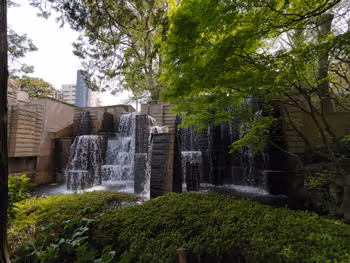 北品川駅御殿山庭園の休憩場所その4