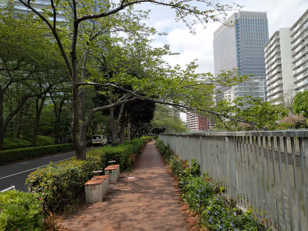目黒川遊歩道 ゲートシティ側の写真1